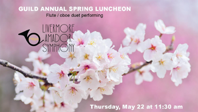 top of a Guild luncheon flyer for 5/22/25