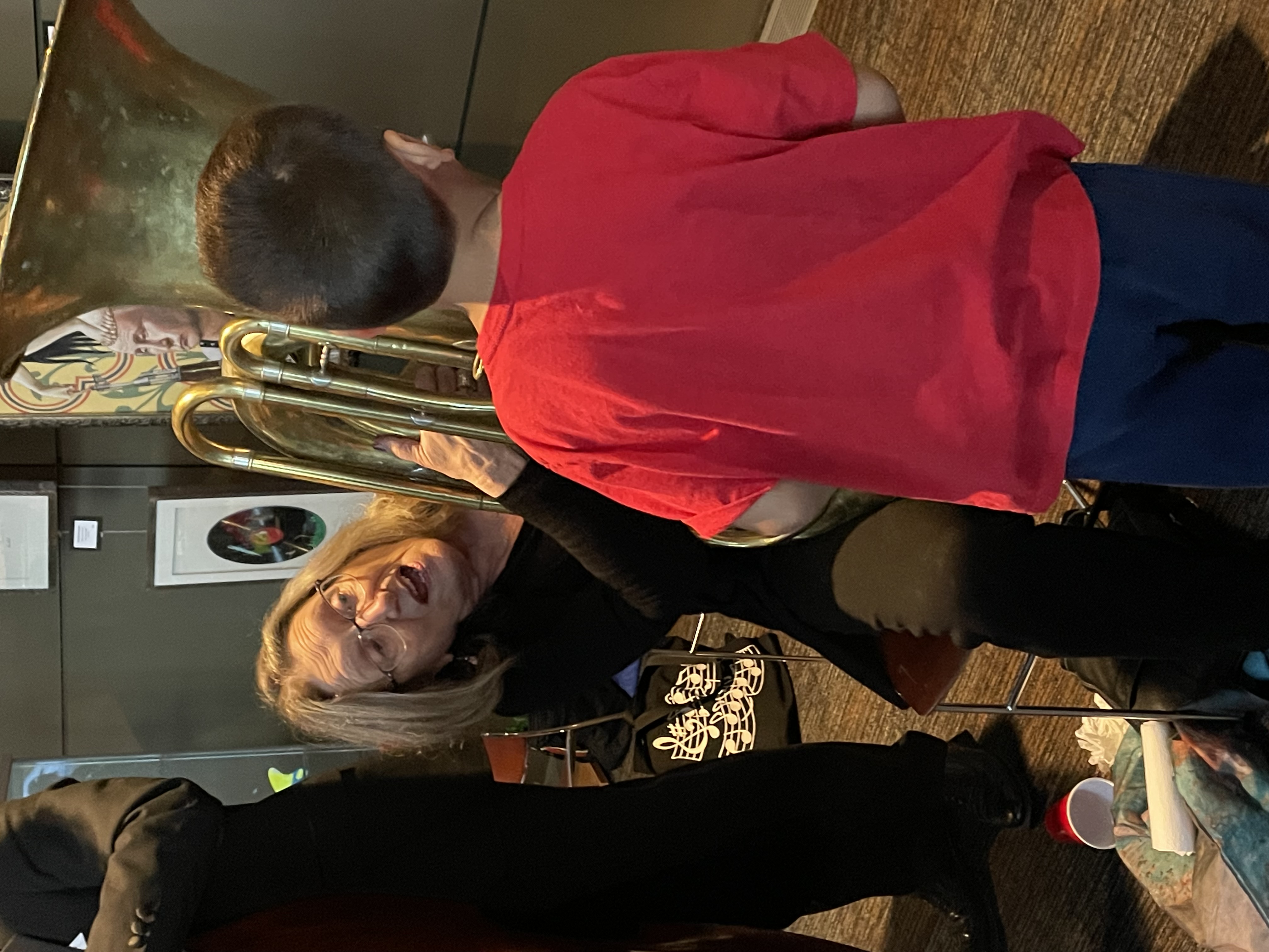 child meets tuban with LAS player Betsy Hausburg